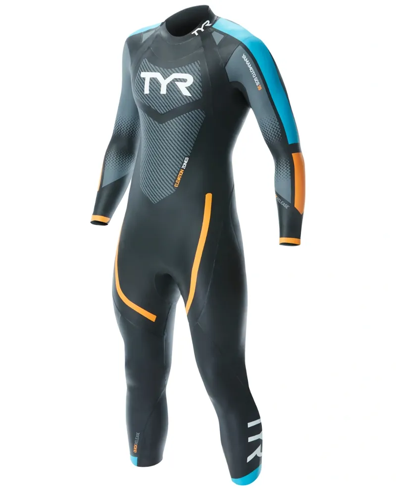 Tyr Men's Hurricane Wetsuit Cat 2 Black
